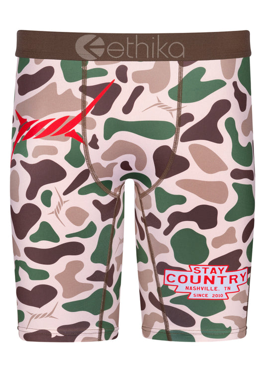 ETHIKA X STAY COUNTRY COWBOY CAMO YOUTH BRIEF